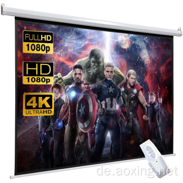 Cinema Projector Screen 100 -Zoll Motorisierte Projektorbildschirme